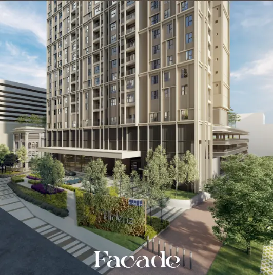 PJ new condo The Aldenz facade in Damansara Perdana